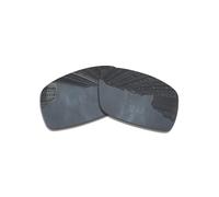 Verres de rechange pour lunettes de soleil Oakley Crankshaft/polarisées de 1,5 mm/faciles à installer, Noir chromé, 61 * 38mm