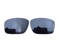 Verres de rechange pour lunettes de soleil Oakley Mainlink OO9264-57mm Sunglass/1,5 mm polarisées/faciles à installer, Black Chrome, 57*42mm