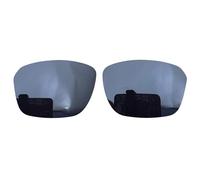 Verres de rechange pour lunettes de soleil Oakley Split Shot Sunglasses OO9416/1,5 mm polarisées/faciles à installer, Black Chrome, 64.2*44mm