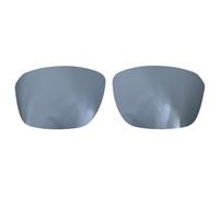 Verres de rechange pour lunettes de soleil Oakley Split Shot Sunglasses OO9416/1,5 mm polarisées/faciles à installer, Sliver, 64.2*44mm