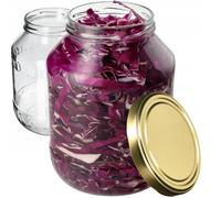 Verres de réveil KADAX 2,5 L, bocal à insérer, fi100 mm, 2 pièces, couvercle ...
