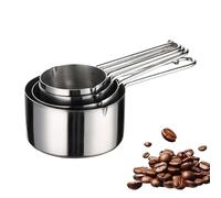 Verres Doseurs - 4 Pièces en Acier Inoxydable Ustensiles de Mesure de Cuisine - Verres Doseurs Empilables,Für Die Couch, Das Bett, Das Wohnzimmer, Sofa, Schlafzimmer, Kinderzimmer