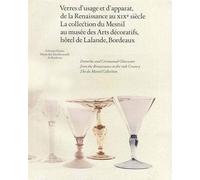 Verres d'Usage et d'Apparat De la Renaissance au Xixe Siècle - Jean-Luc Olivié - Norma - broché - Beau livre
