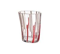 CARLO MORETTI Verre Bora Cristal de Murano Blanc Rouge