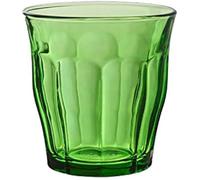 Verres en verre Vert 310 ml - DURALEX - Lot de 4 - Verre trempé - Résistant aux chocs et aux éclats