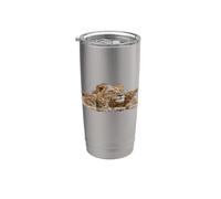Verres Lion d'Afrique Gobelet isotherme en acier inoxydable double paroi