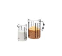 Verres mesureurs - GEFU - METI - 2 pièces - Verre borosilicate - Empilables et incassables