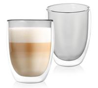 Verres thermiques à double paroi pour café latte DOUBLE 370 ml 2 pcs.