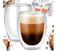 Verres thermiques - Vilde - 2 pièces 370ml - Double paroi verre borosilicate élégant et isolant