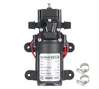 VerRich Pompe à Eau, Pompes à Membrane 24 V DC Pompe de pulvérisation Auto-amorçante 70 W 6 L/Min 0.9MPA 131 PSI