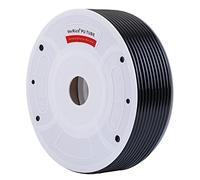 VerRich Tuyau pneumatique en polyuréthane, noir, 6 mm de diamètre extérieur x 4 mm DI 160 mètres de long pour transfert de compresseur d'air