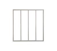 Verrière atelier en aluminium thermolaqué - 120x105 cm - Blanc - BAYVIEW