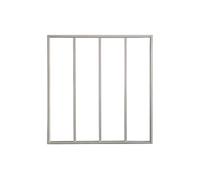 Verrière atelier en aluminium thermolaqué - 120x130 cm - Blanc - BAYVIEW