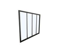 Verrière atelier en aluminium thermolaqué - 120x130 cm - Noir - BAYVIEW
