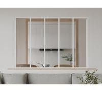 Verrière atelier en aluminium thermolaqué - 150x105 cm - Blanc - BAYVIEW Blanc https://www.fnac.com/mp44830382/Verriere-atelier-BAYVIEW-en-aluminium-thermolaque-blanc-150x105-cm/w-4?oref=610052f9-e179-f4f7-1027-3e9d4806e9ff