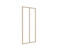 Vente-unique - Verriére Atelier en Aluminium thermolaqué - 60x130 cm - Naturel Clair - Bayview