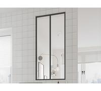 Verrière atelier en aluminium thermolaqué - 60x130 cm - Noir - BAYVIEW
