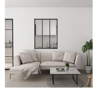 Verrière Atelier Noir 93 x 108 cm - Aluminium , Verre Trempé 4 mm - 3 vitrages - AICA