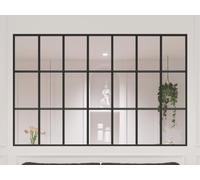 Verrière style orangerie en aluminium thermolaqué - 210x130 cm - Noir - ORANSA
