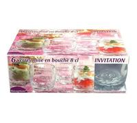 Verrine - ATC - Mise en bouche - Verre - Transparent - 6 pièces