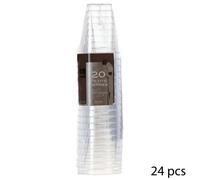 Verrines en plastique - 5five - Facettes - D. 5 x H. 5,4 cm - 60 ml - 20 unités