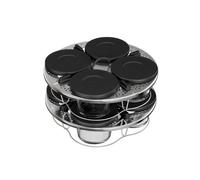 8 verrines Moulinex Accessoires Cookeo XA6140E0 Verre et acier inoxydable G