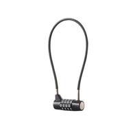 Verrou à 4 chiffres avec câble en acier de 38 cm, idéal pour la construction combinée de gym, plus les armoires en alliage de zinc équipées d'une protection anti-protection