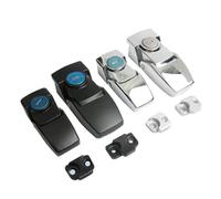 Verrou à boucle dissimulé for armoire, avec ou sans clé - Lot de 2 verrous industriels for coffret lumineux de distribution, armoire de commande(DK604 1)