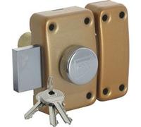 Verrou à bouton CITY 25 cylindre de 40mm - ISEO - 10020402