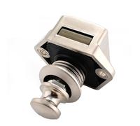 Verrou à bouton de verrouillage for camping-car, 5 pièces, 20mm, for caravane, bateau, moteur, armoire de maison, tiroir, quincaillerie de meubles(Big Pearl nikel)