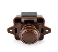 Verrou à bouton-poussoir for camping-car, diamètre 26 mm, caravane, bateau, maison, armoire, tiroir, 1 pièce(Brown)