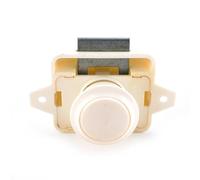 Verrou à bouton-poussoir for camping-car, diamètre 26 mm, for tiroir, armoire, 1 pièce(WHITE)
