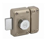 Verrou à bouton YALE - Cylindre 5 goupilles Ø 23 L 45 mm - YV25 - 28211000