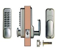 Verrou à code mécanique JOKEY 500 chrome satiné - LOKOD - 28103-J