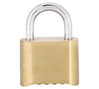 Verrou à Combinaison à 4 Chiffres, Cadenas en Laiton Antirouille, Serrure Imperméable pour Entrepôt et Porte d'Armoire - Haute Résistance, Réglable avec 10 000 Codes, Usage