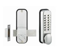 Verrou à combinaison mécanique THIRARD avec pêne dormant en applique - 00072691