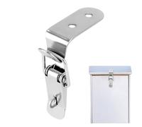 Verrou à crochet à boucle à bouche de canard à 90 degrés, loquets de verrouillage de capot de boîte à outils à 90 degrés, Loquet à bascule à ressort - Serrure robuste en acier inoxydable avec fermoir