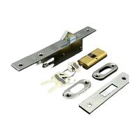 Verrou À Crochet For Porte Coulissante En Acier Inoxydable Et Alliage D'aluminium, Verrou À Crochet For Portail En Fer Et Porte En Acier Plastifié, Avec Clé