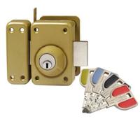 Verrou à double entrée A2P* RADIALIS cylindre de 45mm 4 clés - VACHETTE - 27313000