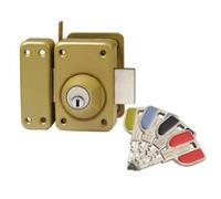 Verrou à double entrée A2P* RADIALIS cylindre de 45mm 4 clés - VACHETTE - 27313000