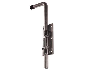 Verrou à douille HR 16 x 300 mm plaque large bichromaté MERMIER M-458303