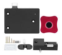 Verrou à Empreinte Digitale pour Armoire, Serrure Électrique en Alliage d'Aluminium, Petite Taille, Forme Fleur - Reconnaissance Biométrique Rapide, Sécurité Sans Clé, Usage pour (Panneau en alliage