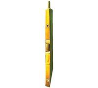 Verrou à entailler à poussoir 16mm 250mm zingué avec gâche - - J544030-1