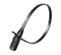 Verrou à fermeture éclair pour casque - Combinaison de sécurité - Matériel de protection antivol - Portable et compact - Idéal pour porte, poussette, portail, skis, réfrigérateur, skateboard, scooter