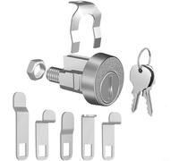 Verrou à gobelet à 5 broches en alliage de zinc conçu pour boîte aux lettres C9100 avec sécurité améliorée et durabilité par tous les temps (A)
