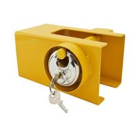 Verrou à languette, compatibilité universelle assurée, 20 x 10 x 8 cm, verrou de remorque en acier inoxydable, loquet d'attelage de remorque, installation sans outil, pour porte de cargaison