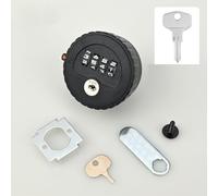 Verrou à mot de passe pour tiroirs et armoires, combinaison réinitialisable avec e secours pour le rangement de bureau, maison, construction en ABS et alliage de zinc