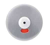 VERROU À PÊNE DORMANT INDIQUANT LA VERROUILLAGE DE LA PORTE SALLE DE BAINS WC TOILETTES TOILETTES