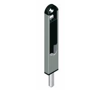 Verrou à pose en feuillure - aluminium - 510 mm - noir - Dator 6850 LA CROISÉE DS