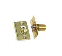 Verrou à ressort, 2 perles de porte en laiton, loquet bille réglable for armoires bois, gâche légère et facile installer